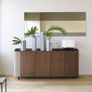 credenza moderna / in noce / in quercia naturale / in gres porcellanato
