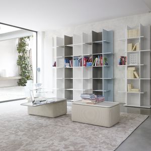 libreria modulare / moderna / in legno laccato