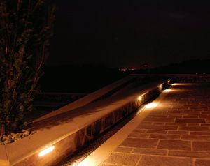 luce da incasso a muro / LED / lineare / da esterno