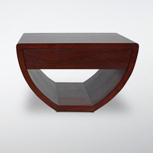 comodino moderno / in legno / rettangolare