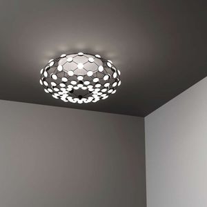 plafoniera design originale / in acciaio / in policarbonato / LED