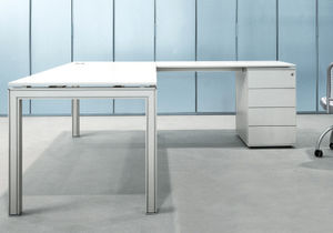 scrivania in laminato / moderna / contract