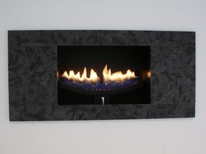 camino a gas / moderno / design originale / tradizionale