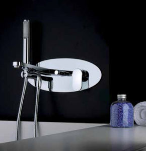 miscelatore per vasca / da doccia / in metallo cromato / da bagno