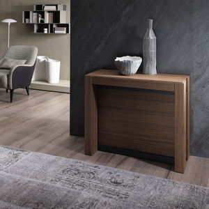 consolle moderna / in legno / rettangolare / allungabile