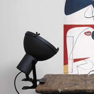 lampada da tavolo / design originale / in alluminio / in vetro