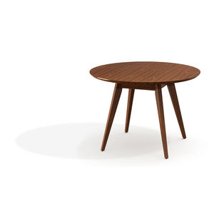 tavolo design scandinavo / in noce / in acero / in legno di latifoglie
