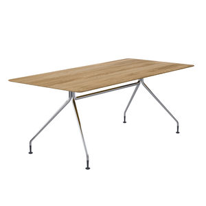 tavolo da riunione moderno / in legno / in metallo / in MDF stratificato