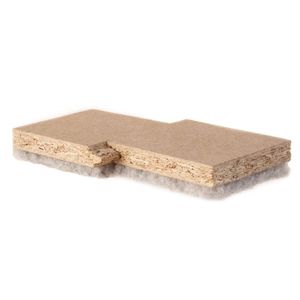 pannello acustico da pavimento / per soffitto / in agglomerato / autoportante