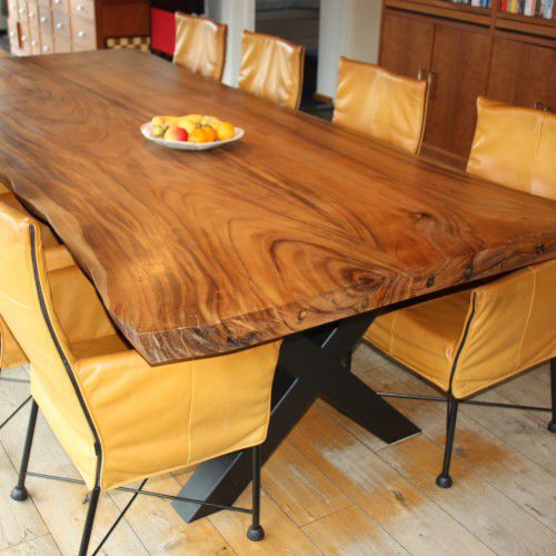 Tavolo da pranzo moderno / in legno massiccio / rettangolare - SUAR ... Tavolo da pranzo moderno / in legno massiccio / rettangolare - SUAR ...