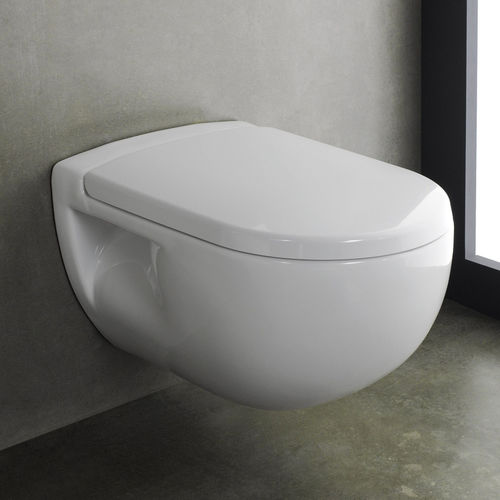 Wc Sospeso Nautilus Valadares In Ceramica In Acciaio Inox