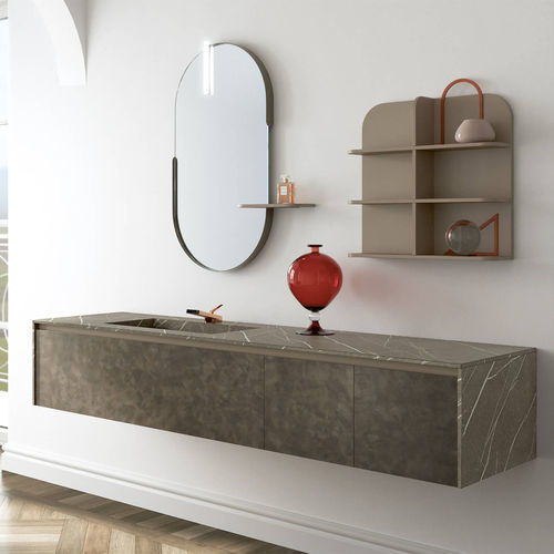 Mobile Lavabo Sospeso Tr Rab Arredobagno In Hpl Moderno