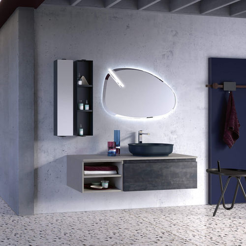 Mobile Lavabo Sospeso Th Rab Arredobagno In Hpl Moderno