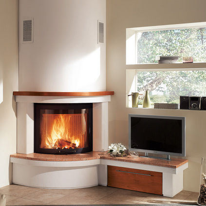 Rivestimento per camini moderno / in marmo / ad angolo esperia ... Rivestimenti camini ad angolo