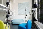 Lampada da terra design in acciaio TREPIED by Normal Studio Ligne Roset France