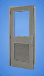 Porta d'ingresso con pannello a vetro in alluminio 25FD YKK AP