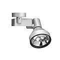 faretto da soffitto / da parete rotonda / alogena / orientabile - COMPASS SPOT: HORIZONTAL GEAR BOX by Flos Architectural