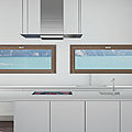 finestra con anta ribalta / in alluminio / in legno / a doppi vetri - SW 50