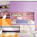letto a castello / con contenitore / per bimba / per bambini - IDEA 5