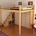 letto matrimoniale / a soppalco / a - LETTO A SOPPALCO YEN