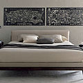 letto moderno / matrimoniale / di legno - ASSUAN