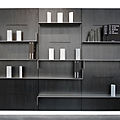 libreria modulare / in metallo / da giardino moderni - IWALL by Maurizio Peregalli