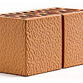 mattone a giunto continuo / tipo C / forato - 2 SQUARES’ BLOCK