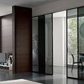 porta a battente / in legno / a due battenti / a vetrina - Gdesigner: 1M2007 full height