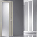 porta a libro / in legno / a vetrina - FLAT LUCE