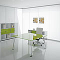 scrivania professionali / a / in vetro - BAY