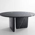 tavolino moderno / in marmo / di Edward Barber & Jay Osgerby / rotondo - TOBI-ISHI