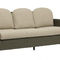 Divano da giardino moderno in resina intrecciata SUMMIT BROWN JORDAN