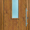 Porta d'ingresso con piccolo pannello a vetro in PVC GAROBONNE TRYBA