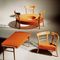 Set tavolo e sedie per bambini (misto) KINDERMOBEL by Ginbande Design ANTHOLOGIE QUARTETT