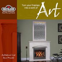 Architectural cast stone mantels