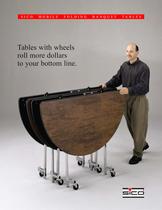 Pacer Mobile Folding Table 