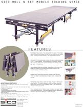 Roll N' Set Mobile Folding Stage