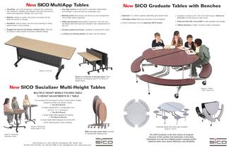 SICO GRADUATE OVAL CAFETERIA TABLES