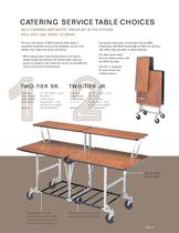 SICO TWO-TIER CATERING TABLES
