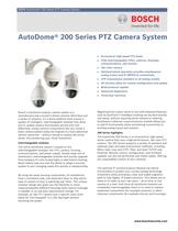 AutoDome� 200 Series PTZ Camera System 