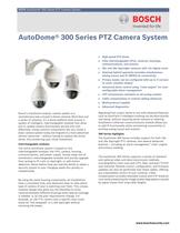 AutoDome� 300 Series PTZ Camera System 