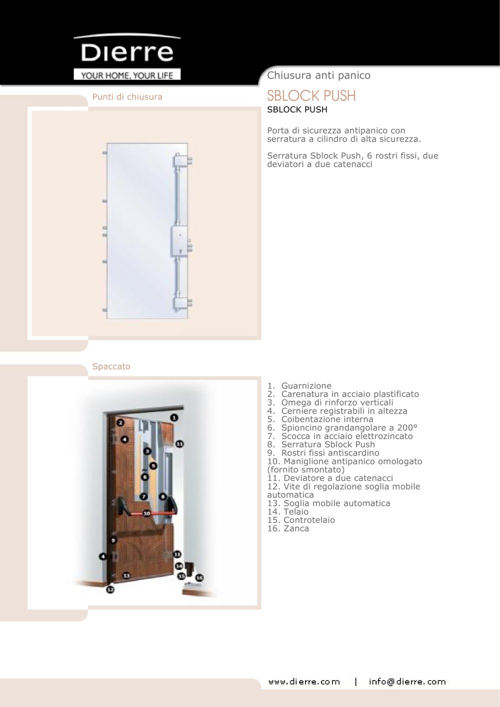 porte di sicurezza antipanico e tagliafuoco sblock push - dierre ... - Porta Di Sicurezza In Acciaio porte di sicurezza antipanico e tagliafuoco sblock push - dierre ... - Porta Di Sicurezza In Acciaio