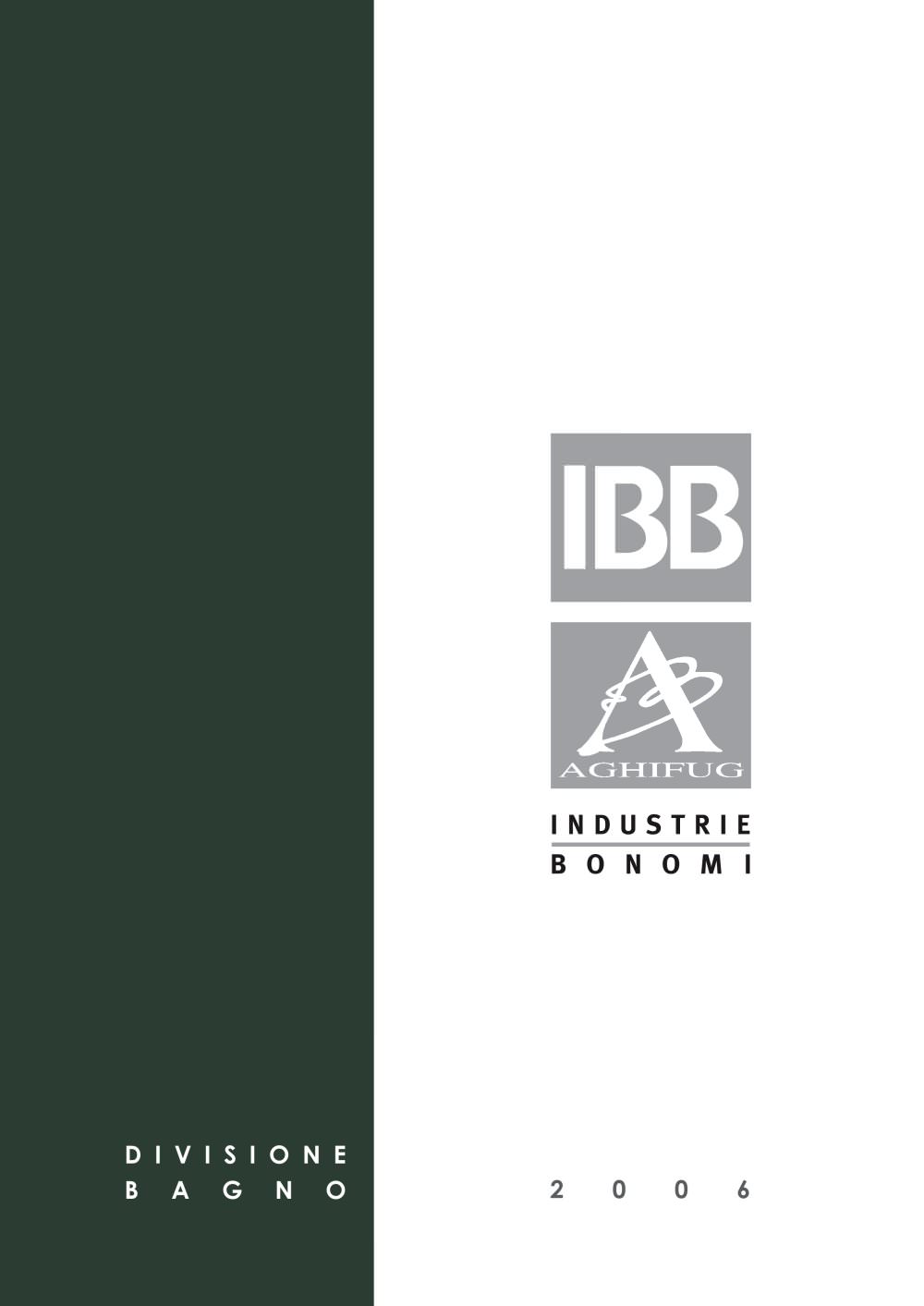 bathroom division - IBB INDUSTRIE BONOMI