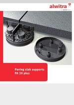 Paving slab support