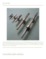 Colored horn handles