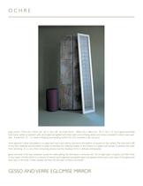 Gesso and verre eglomise mirror