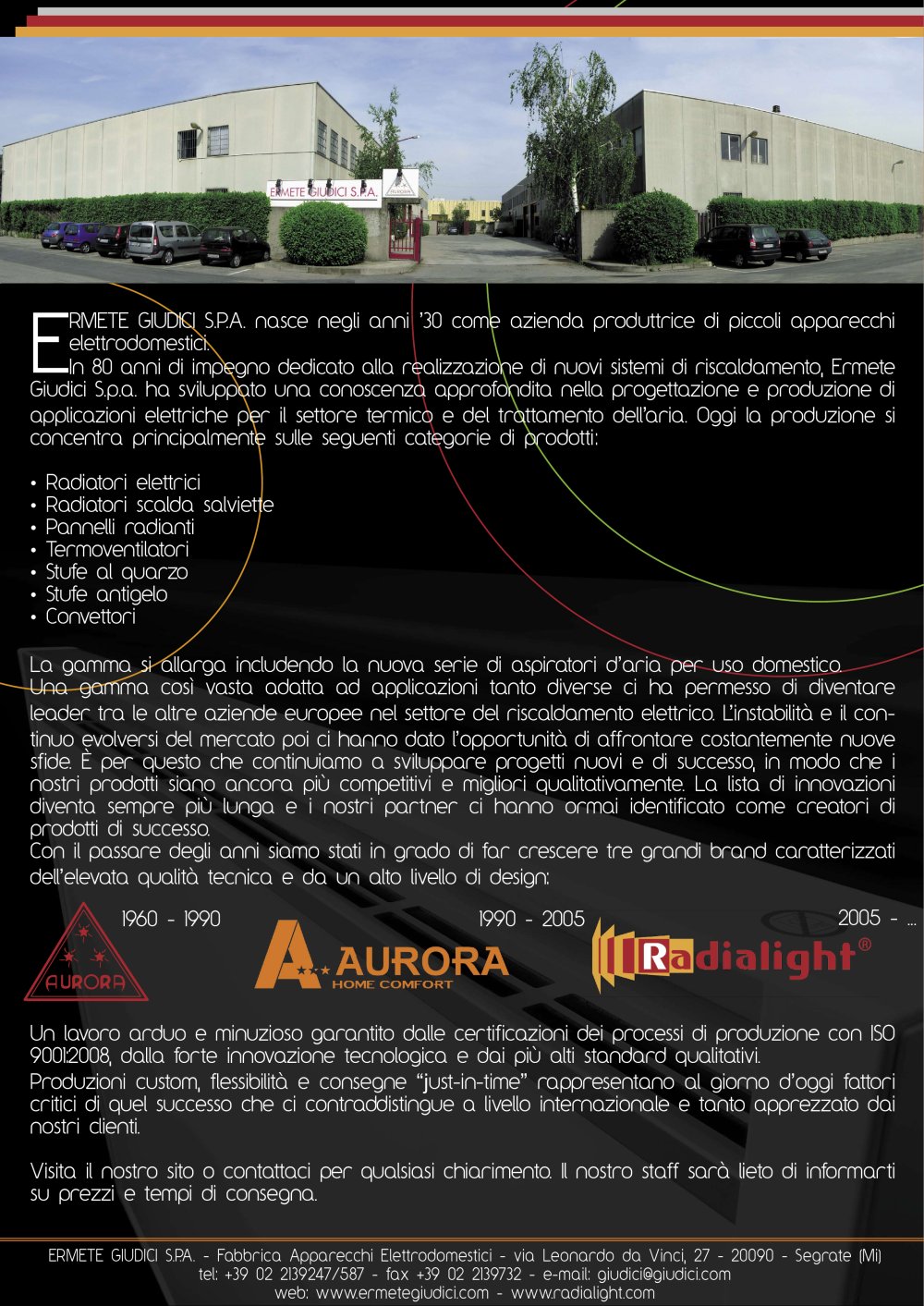 Company profile Ermete Giudici - Radialight