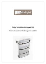 Informazione tecniche scaldasalviette Radialight
