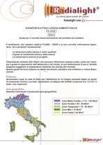 Tavola per il corretto dimensionamento PLANO