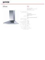Pull-out hood DF6115E  	 